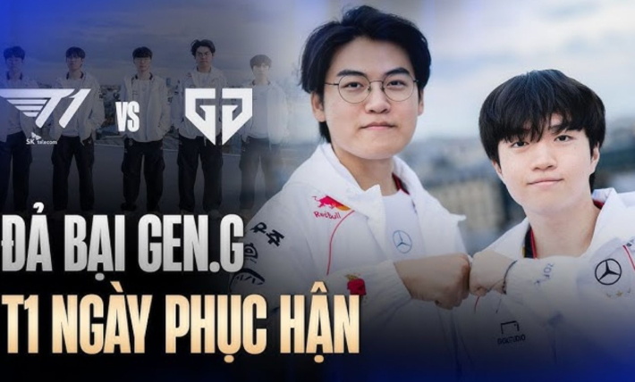 [LMHT] T1 thắng Gen.G thuyết phục với tỷ số 3-1, nổ hũ thành công tại CKTG 2024