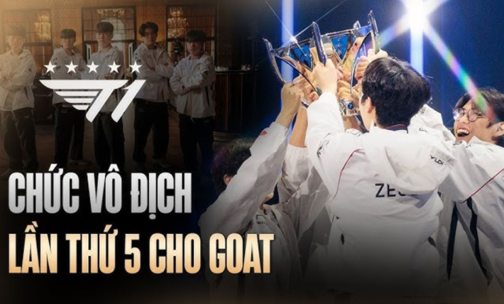 [LMHT] T1 vô địch CKTG 2025 và đồng thời là chức vô địch thứ 5 dành cho Goat Faker