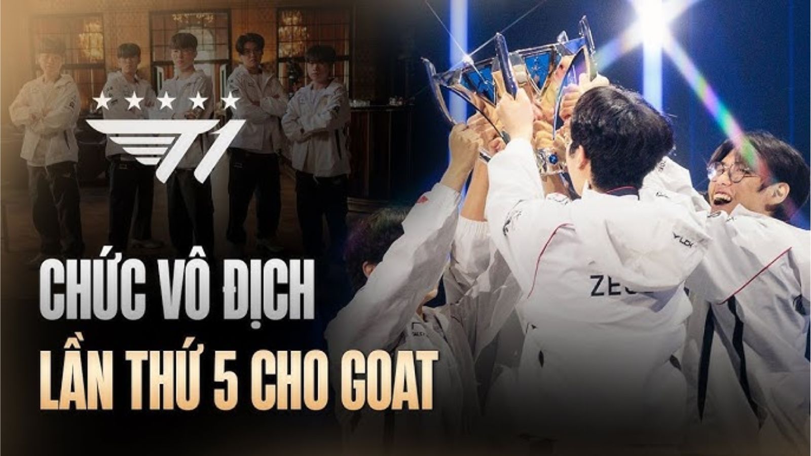 [LMHT] T1 vô địch CKTG 2025 và đồng thời là chức vô địch thứ 5 dành cho Goat Faker